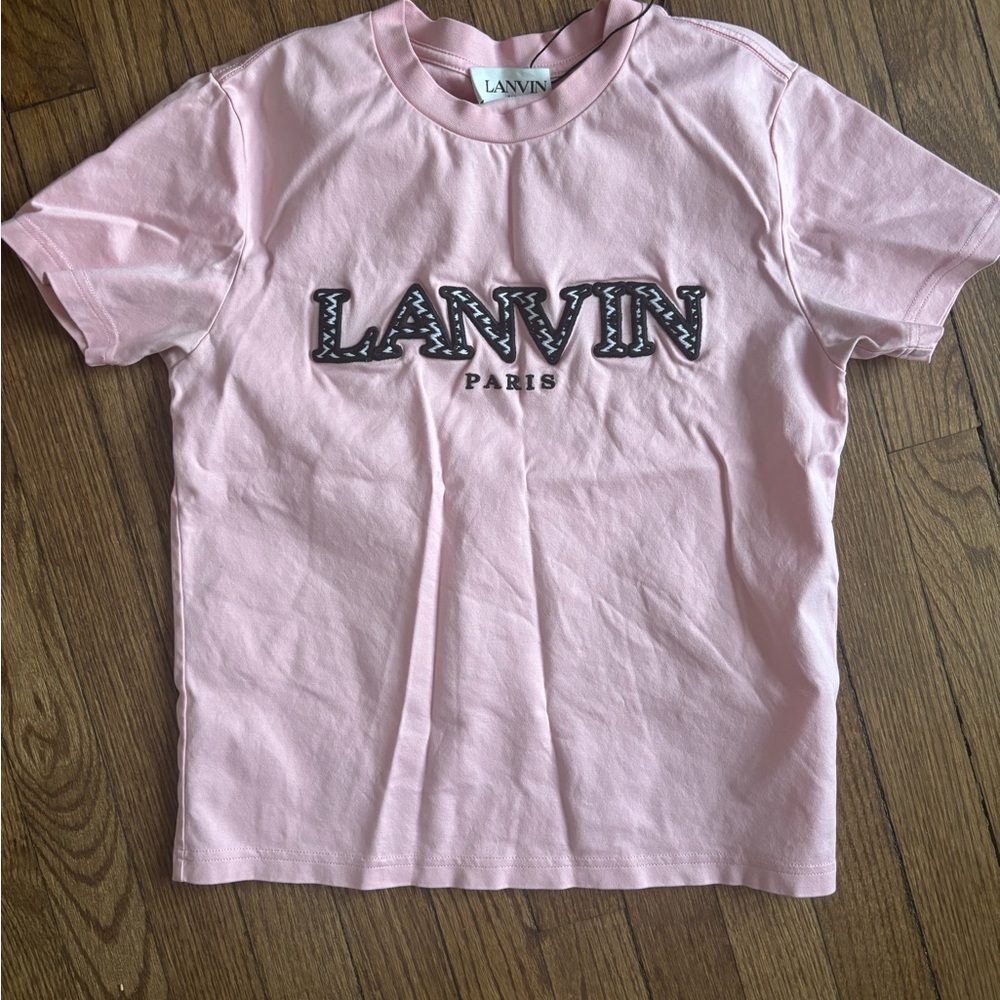Lanvin Women Light Pink Logo Tee